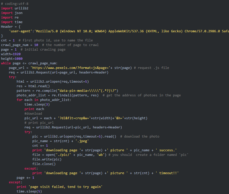 40行Python代码+专属技巧搞定专属电脑壁纸库